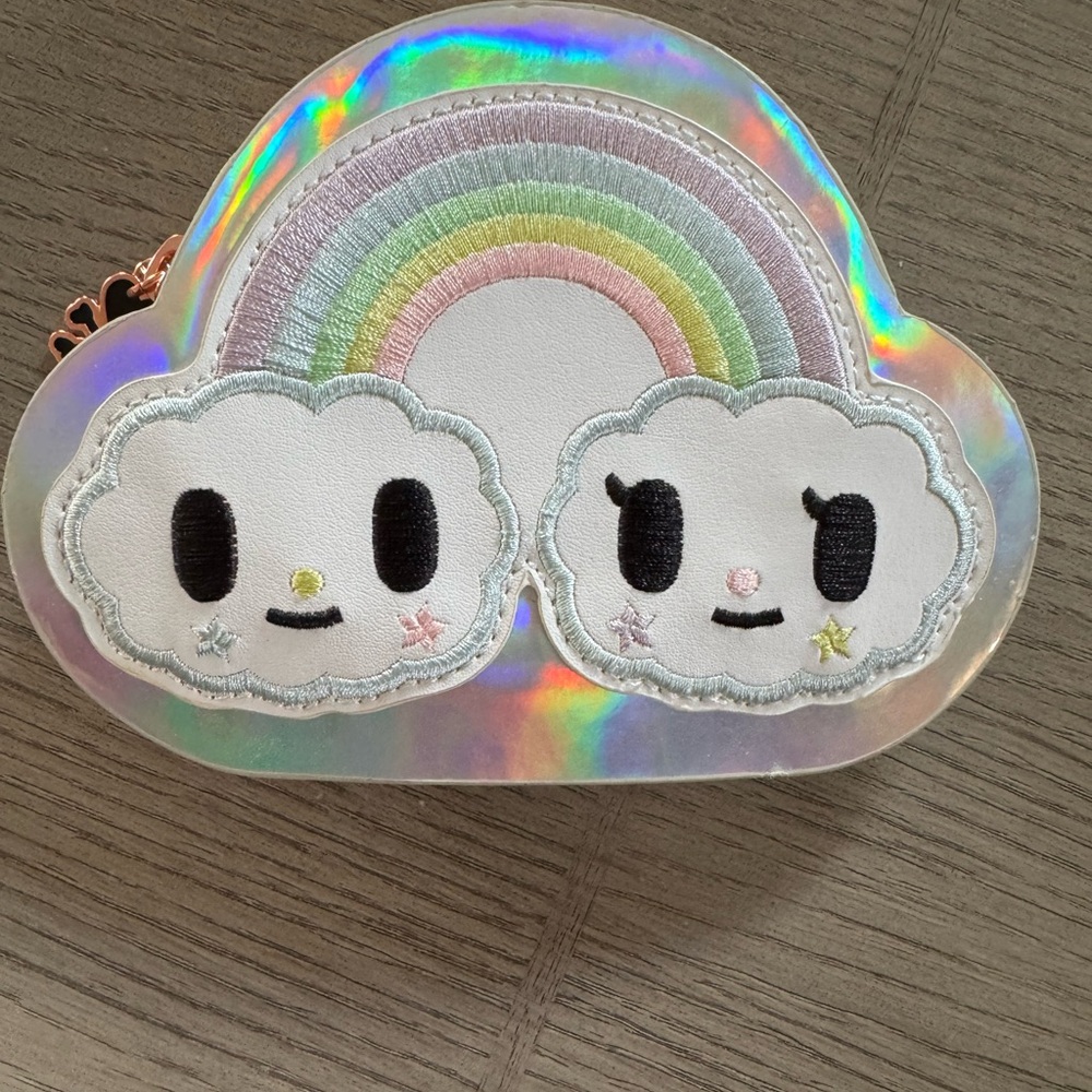 tokidoki Holographic Cloud Bag with Rainbow